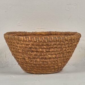 Cesta de mimbre decorativa antigua (c.1930) # 7