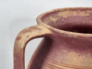 Jarrón antiguo de cerámica de estilo wabi sabi (c.1920)