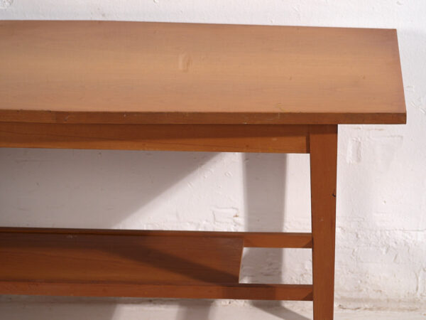 Mesa de centro vintage de madera maciza (c.1960)