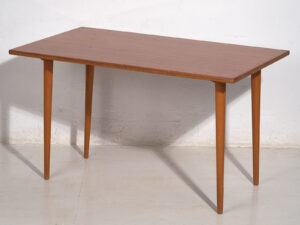 Mesa de estilo retro de madera maciza (c.1960)