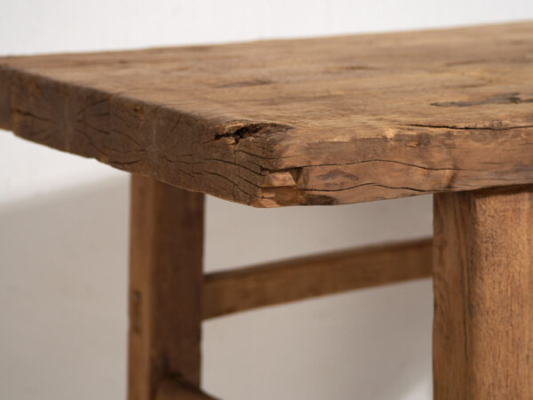 Mesa consola antigua de madera (c.1920) #6
