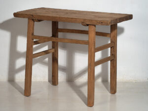 Mesa consola antigua de madera (c.1920) #6