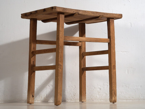 Antique primitive style console table (c.1920) #16