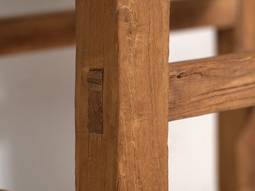 Mesa consola antigua de estilo primitivo (c.1920) #16