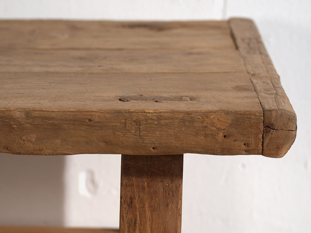 Mesa consola antigua de estilo primitivo (c.1920) #16