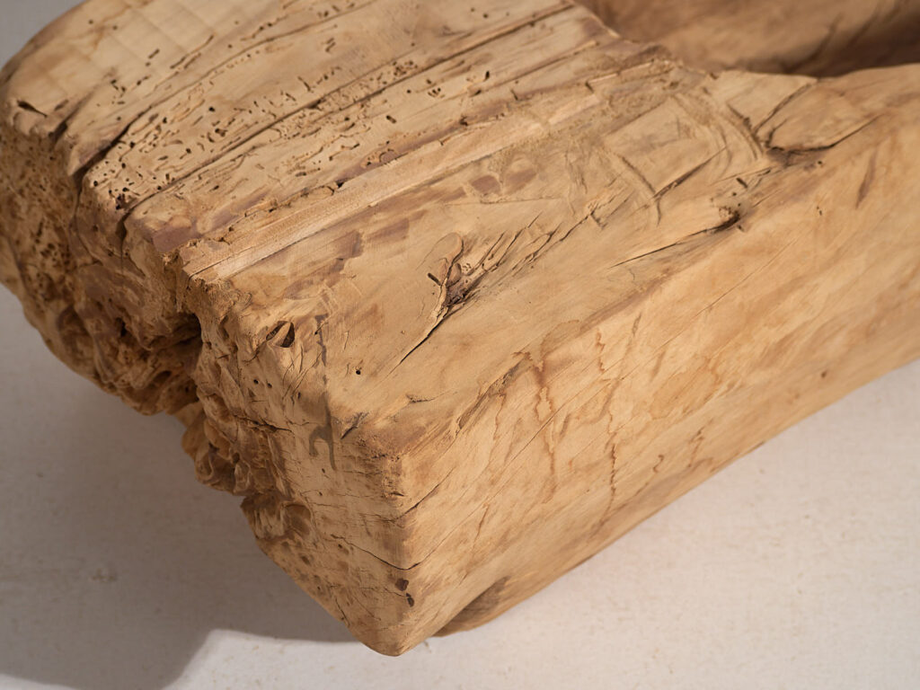 Bandeja grande antigua de estilo primitivo (c.1900) #1