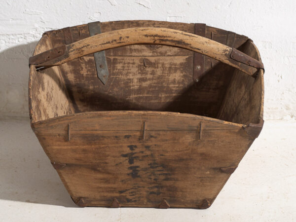 Pequeña cesta oriental antigua (c.1900) #39
