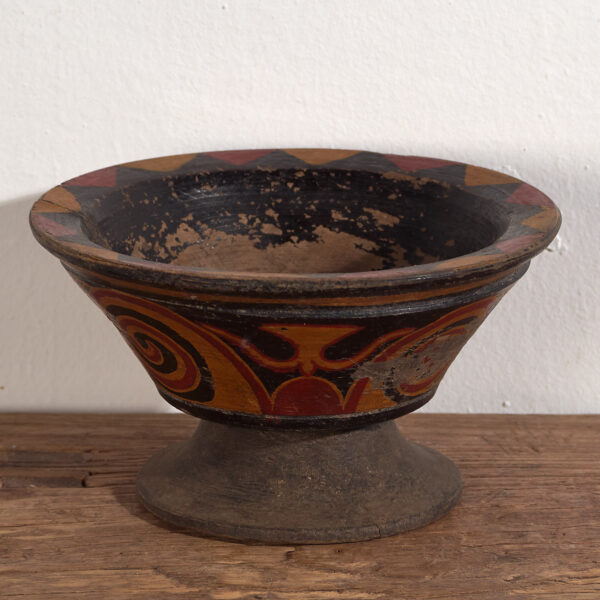 Cuenco antiguo ceremonial de estilo primitivo (c.1900) #31