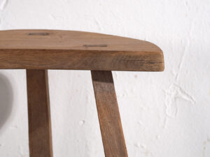 Taburete antiguo de estilo wabi sabi (c.1900) #6