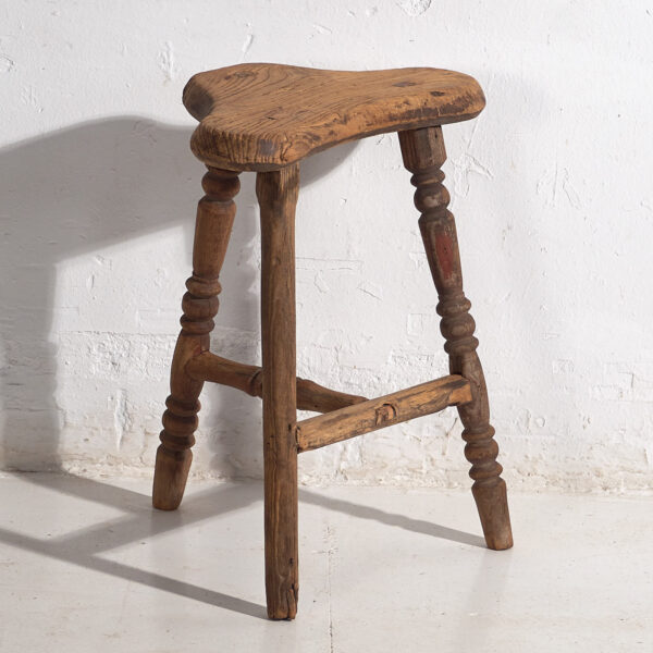Taburete antiguo oriental (c.1920) #3