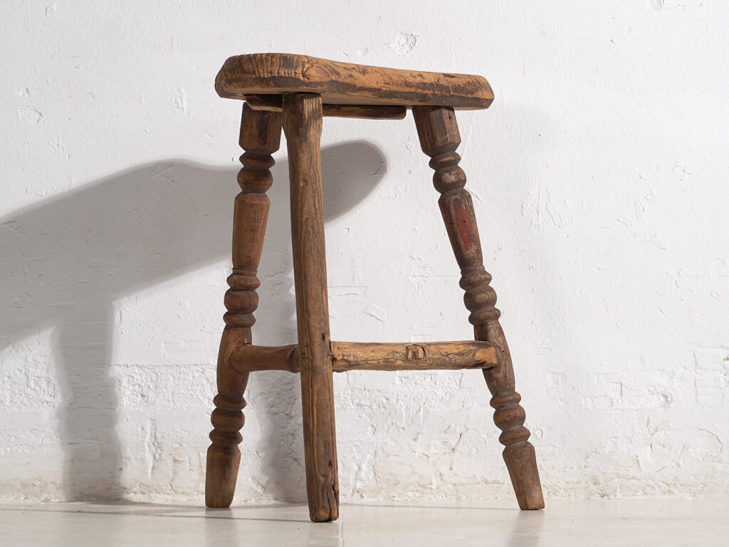 Ancien tabouret oriental (c.1920) #3