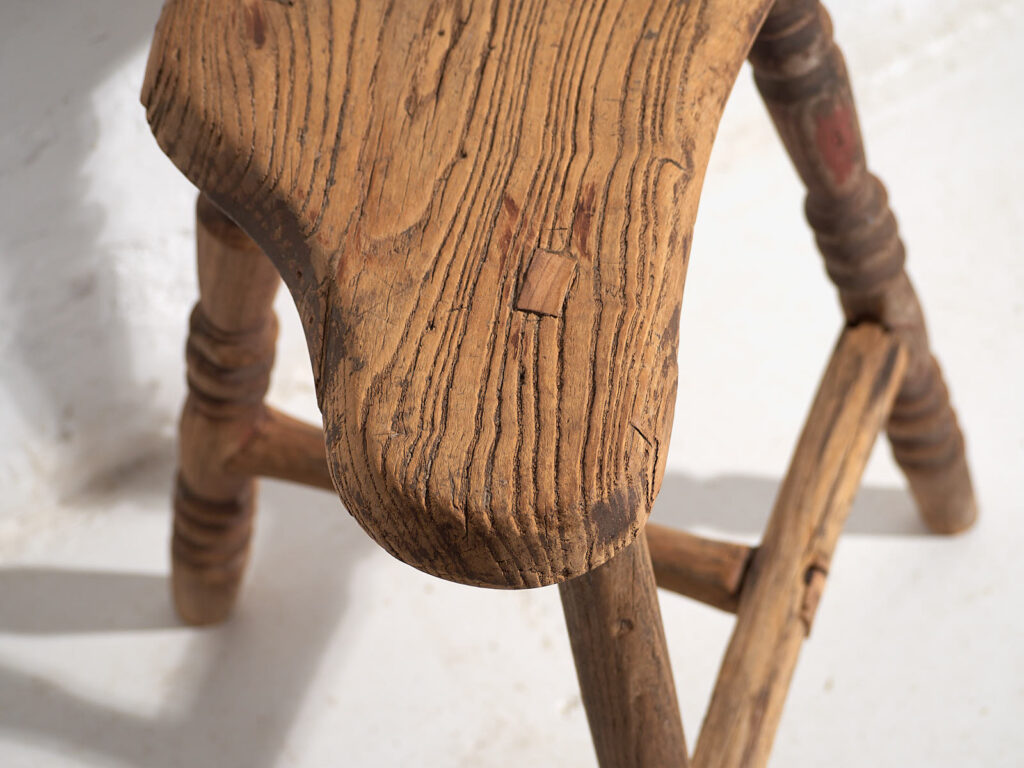 Ancien tabouret oriental (c.1920) #3