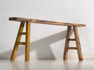 Banco para pie de cama antiguo (c.1870) #72