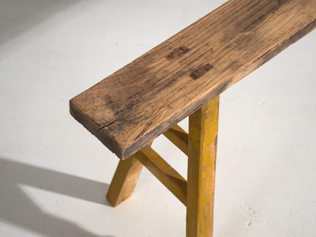 Banco para pie de cama antiguo (c.1870) #72