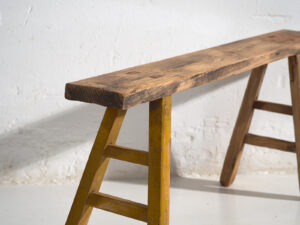 Banco para pie de cama antiguo (c.1870) #72