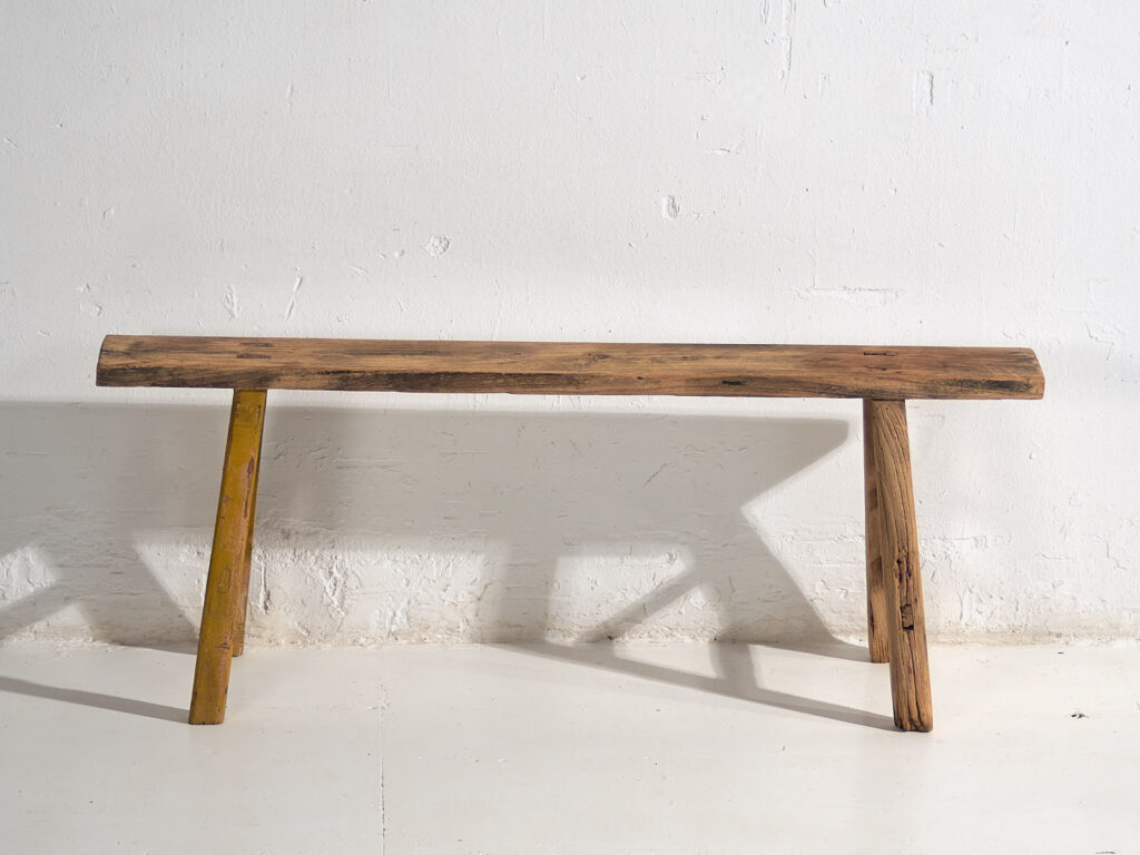 Banco para pie de cama antiguo (c.1870) #72