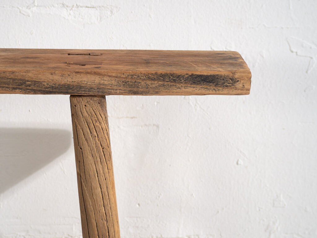 Banco para pie de cama antiguo (c.1870) #72