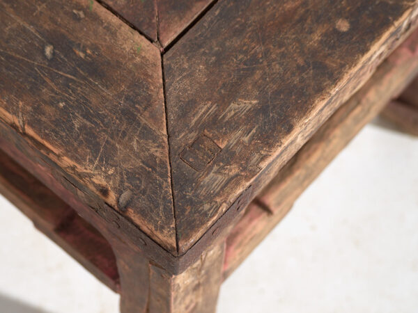 Mesa pequeña auxiliar antigua (c.1850) #1