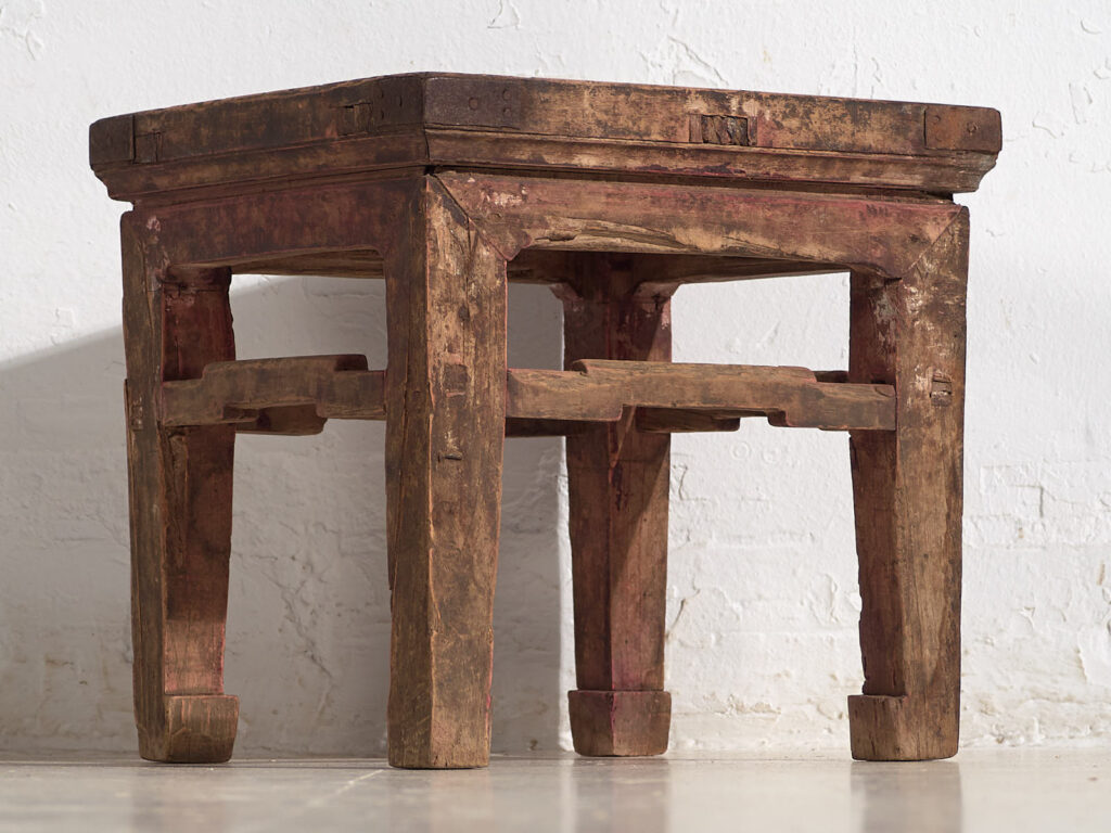 Mesa pequeña auxiliar antigua (c.1850) #1