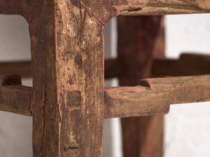 Mesa pequeña auxiliar antigua (c.1850) #1