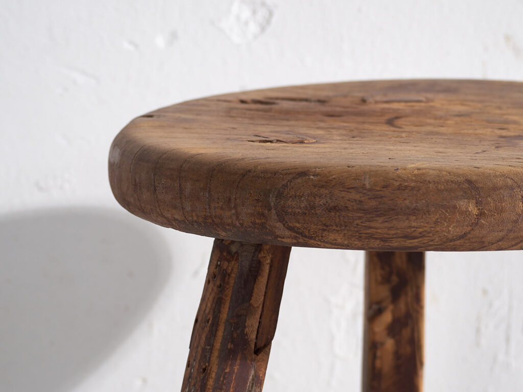 Antique handmade stool (c.1900) #19