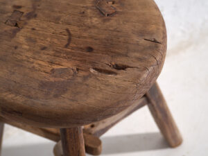 Antique handmade stool (c.1900) #19