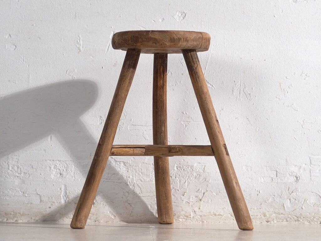 Antique handmade stool (c.1900) #22