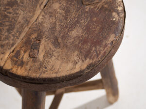 Antique primitive stool (c.1900) #28