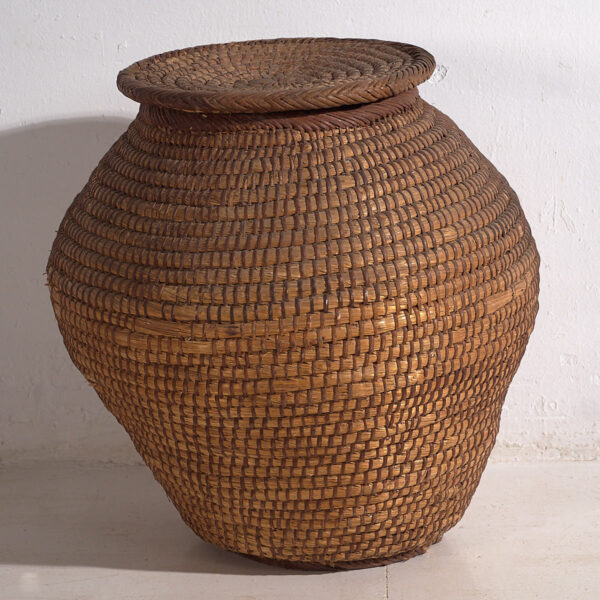 Cesta de almacenamiento antigua (c.1920) #3