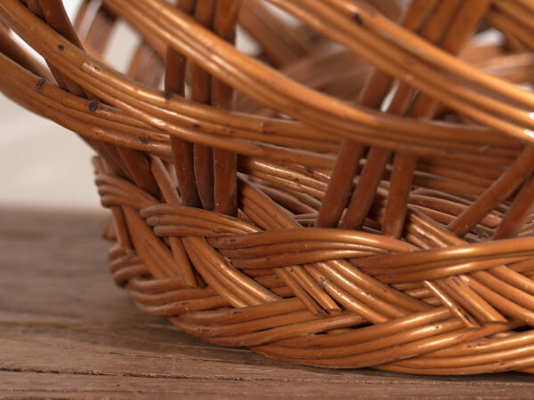 Antique hand woven wicker basket (c.1920) #2