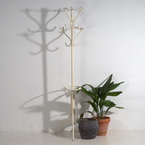 Ancien porte-manteau en fer blanc (c.1920) #3