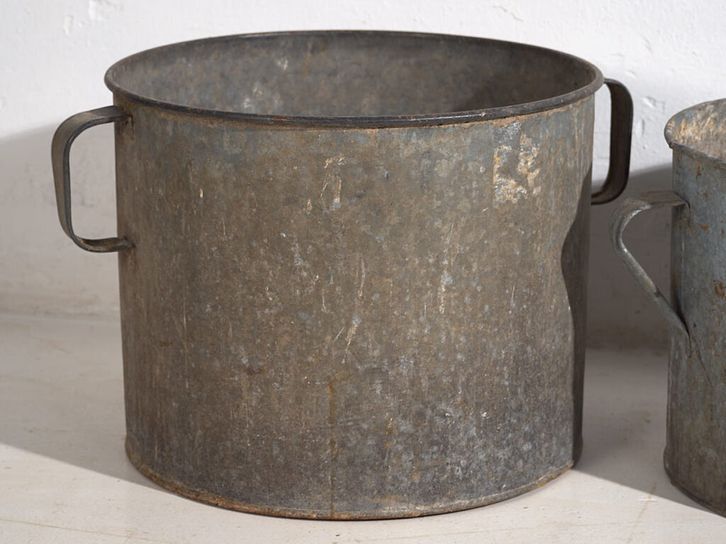 Cubos de metal antiguos (c.1920). Conjunto de 3 piezas #2