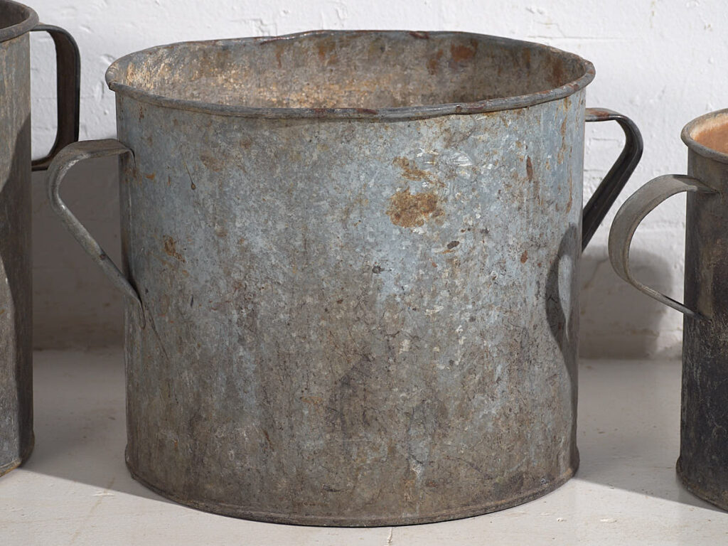 Cubos de metal antiguos (c.1920). Conjunto de 3 piezas #2