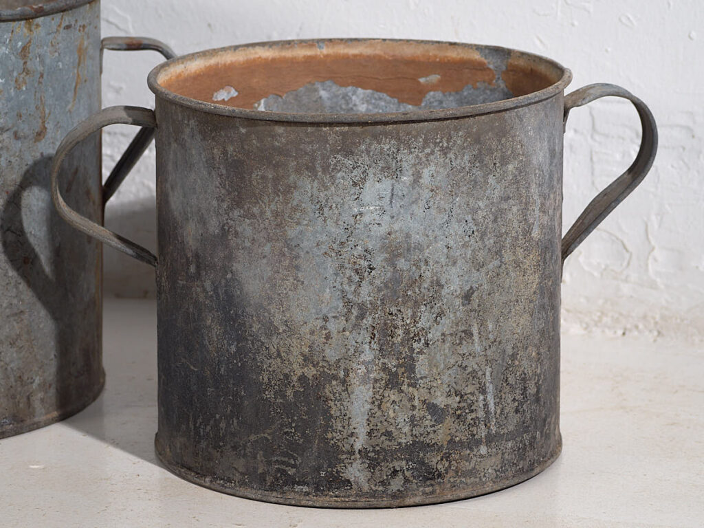 Cubos de metal antiguos (c.1920). Conjunto de 3 piezas #2