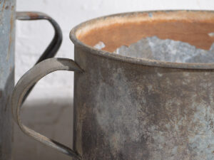 Cubos de metal antiguos (c.1920). Conjunto de 3 piezas #2