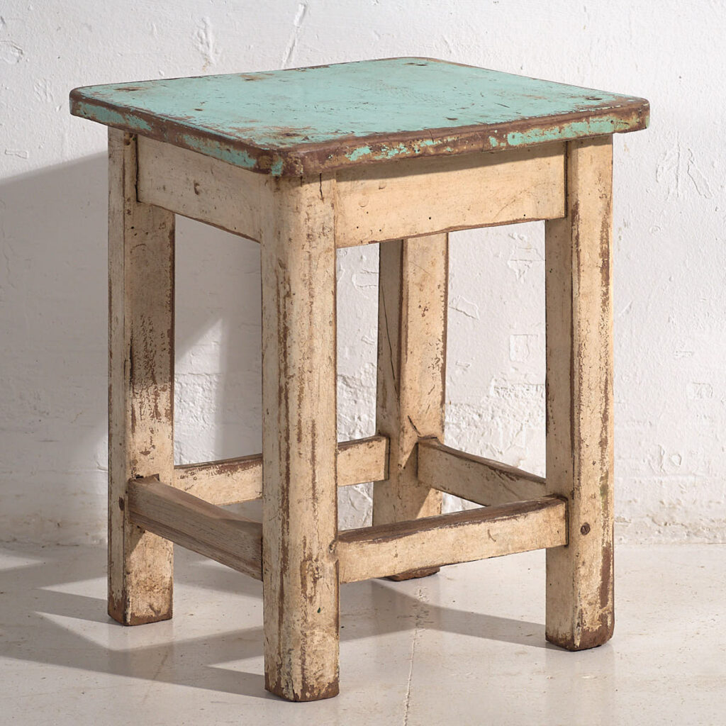 Mesas bajas auxiliares antiguas (c.1920). Conjunto de 2 piezas #4