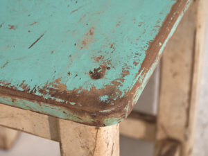 Mesas bajas auxiliares antiguas (c.1920). Conjunto de 2 piezas #4