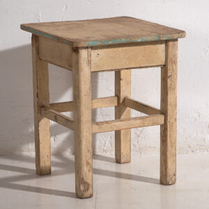 Mesita antigua de madera maciza (c.1920) #13