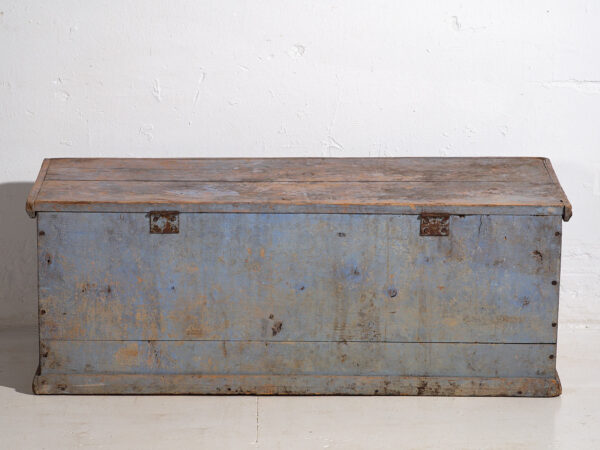 Cofre antiguo de color azul (c.1920) #46
