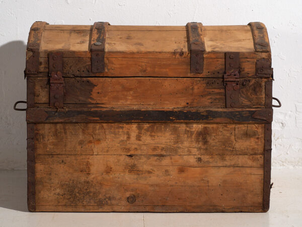 Baúl grande antiguo de madera lavada (c.1900) #66