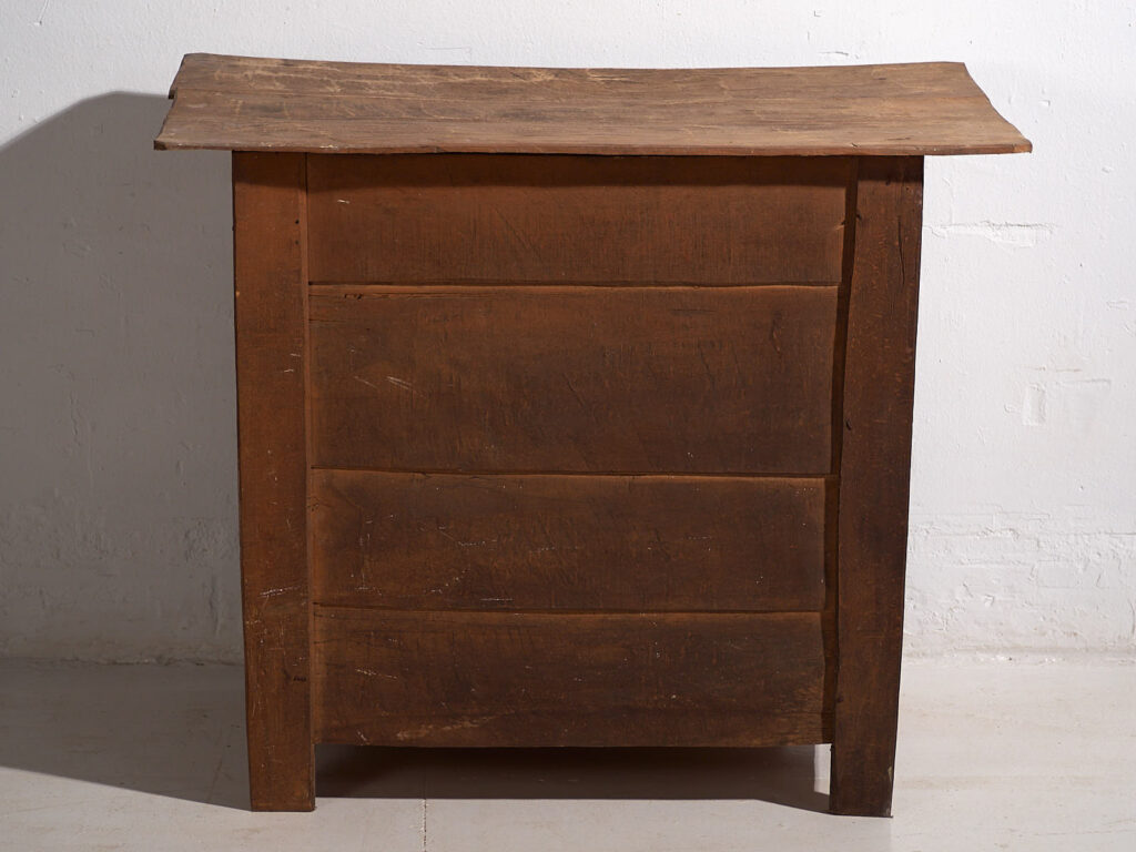 Commode verte ancienne de style primitif (vers 1920) #71