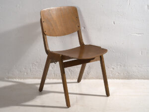 Vintage Thonet dining chairs (c.1950). Set of 6 pieces