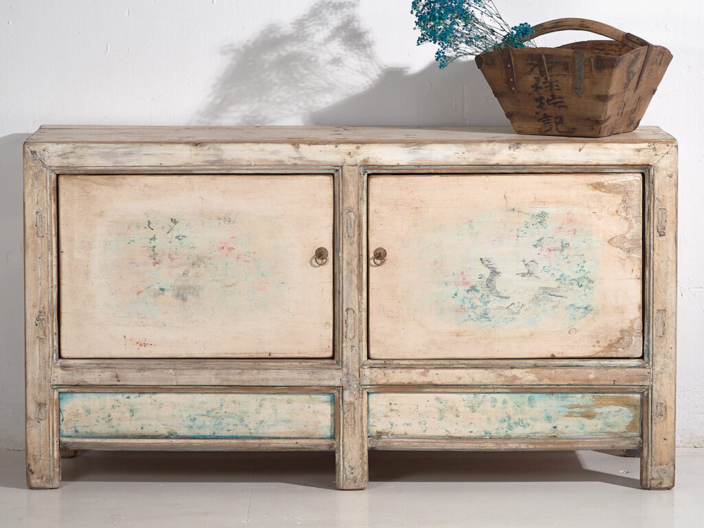 Aparador de comedor blanco antiguo (c.1900) #29