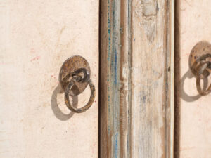 Aparador de comedor blanco antiguo (c.1900) #29