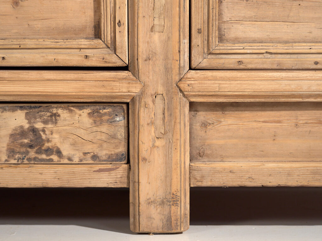 Aparador grande antiguo de tres puertas (c.1900) #38