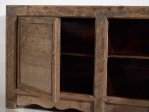 Antiguo aparador de salón con pátina de color gris (c.1900) #47