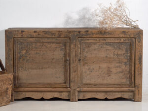 Antiguo aparador de salón con pátina de color gris (c.1900) #47