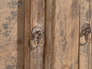 Antiguo aparador de salón con pátina de color gris (c.1900) #47