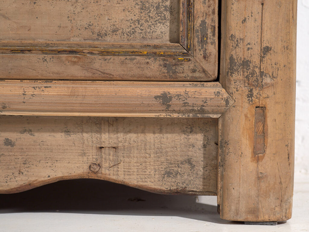 Antiguo aparador de salón con pátina de color gris (c.1900) #47