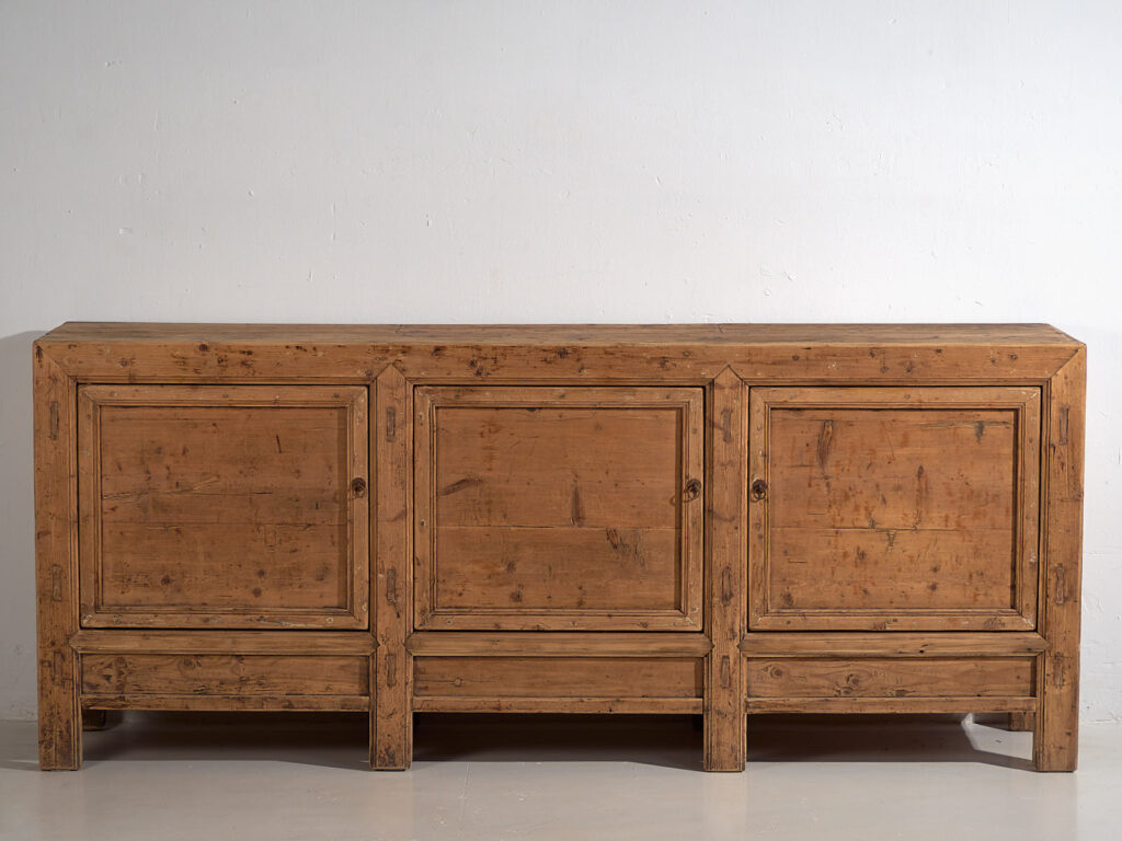 Ancien buffet chinois à trois portes (vers 1900) #63